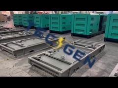 Conjunto de generador diesel insonorizado de 90kva Deutz Equipado con tanque de combustible integrado