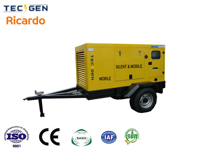 Generator Moveable Try Generador móvil de remolque de 75 kW Generador de Ricardo con remolque ...