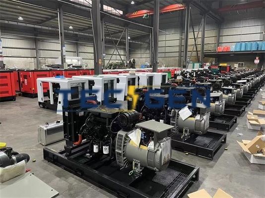 75kva Heavy Duty Diesel Generator Silent Enclosed Genset With Integrated Fuel Tank